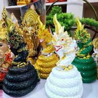 ราคา พญานาค ตระกูลพญานาค กว้าง5.5นิ้ว สูง11นิ้ว หิ้ง พระแม่ลักษมี รูปปั้นพญานาคพร้อมอ่างบัว การเรียน โลหะ โอ่ง มังกร คู่ พระปาง เปิด โลก ของ แท้ พระเครื่อง พระบูชา ครุฑ (1731926899575785904)