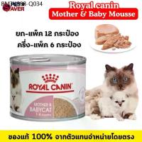 ราคา Royal Canin Mother and Baby Cat (ลูกแมว แม่แมว) babycat 195g. 12กระป๋อง / 6กระป๋อง เนื้อมูส ย่อยง่าย (1734705854374184664)
