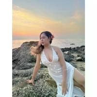 ราคา [COD] [tiktok]Sunset Dress เดรสยาวเหมาะสำหรับใส่ไปทะเล กางเกง ลาย ดอก บอลลูน ขายาว ทรงหลวม ผ้า ถุง กางเกงยีนส์ สั้นเอวสูง ชุด ล่าสุด ยิ้ม สาว อวบอ้วน ส์ทรง หลวม แมว (1734941884507325515)