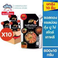 ราคา ชีสโตะจัง : มีฮาลาล [ยกลัง 10 ถุง] ซอสดอง สไตล์ เกาหลี 800 กรัม เพียวฟู้ดส์ ดองแซลม่อน กุ้ง ปู ไข่ (1735372438994191461)