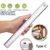 ราคา โคมไฟ LED PIR แบบซ่อนใต้ตู้พร้อมเซ็นเซอร์ตรวจจับการเคลื่อนไหว ปรับความสว่างได้ แบตเตอรี่ชาร์จไฟได้ ไฟกลางคืน เหมาะสำหรับห้อง ห้องนอน ทางเดิน ตู้เสื้อผ้า และแถบ/หลอดไฟในบาร์ (1734782106643760607)