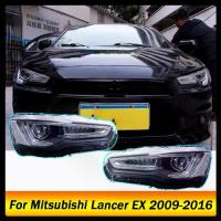 ราคา ชุดไฟหน้าคู่หนึ่ง เหมาะสำหรับ Mitsubishi Lancer EX การปรับแต่งไฟหน้า สไตล์ Audi A5 ไฟ LED สำหรับกลางวัน เลนส์สองลำแสง ชุดไฟหน้าซีนอน ปี 2009–2016 (1735424310717875665)
