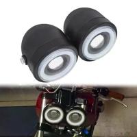 ราคา ไฟ LED ย้อนยุคสำหรับรถจักรยานยนต์ Harley Prince CG125 ที่ปรับแต่งด้วยไฟทรงกลม ไฟ Angel Eye และไฟสัญญาณเลี้ยว (1734907679140578961)