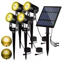 ราคา COD ไฟ LED พลังงานแสงอาทิตย์ 3000K/RGB สำหรับกลางแจ้ง โคมไฟสปอตไลท์สวนพลังงานแสงอาทิตย์ กันน้ำ IP65 ไฟติดผนังพลังงานแสงอาทิตย์ (1735188949866219430)