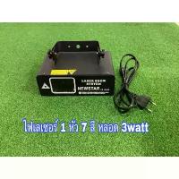 ราคา ไฟเลเซอร์led ไฟปาร์ตี้ ไฟlaser รุ่น1หัว7สี ลายเส้นกราฟฟิก (1735430605616613073)