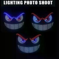 ราคา ไฟแสดงอารมณ์รถยนต์ ไฟ LED ดวงตาปีศาจสำหรับรถยนต์ สายไฟ USB ติดตั้งง่าย (1735074946194244654)