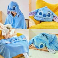 ราคา พร้อมส่ง ผ้าคลุม Stitch Blanket สติช Potdemiel ผ้าห่มสติชมีหมวก ใช้ได้ทั้งห่มและคลุมไหล่ ผ้าคลุมตัว 42025 (1733620170677913120)