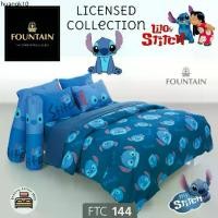ราคา ขายร้อน FOUNTAIN (FTC144) ชุดเครื่องนอน ผ้าปูที่นอน ผ้าห่มนวม ยี่ห้อฟาวเทน ลายสติช Stitch (1734516366583957043)