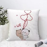 ราคา ปลอกหมอน 【ปลอกหมอน】 ปลอกหมอน Dudu Bubu ผลิตจากโพลีเอสเตอร์ ปลอกหมอนสมัยใหม่ ปลอกหมอนสั่งทำสำหรับสำนักงาน รถยนต์ และบ้าน ใช้ตกแต่ง (1735288421131453684)