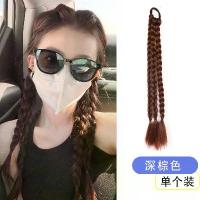 ราคา ต่อผมถักเปียแบบบิดเกลียว, 2 ชิ้น/เซ็ต, เชือกผูกผมยางยืด, ผมหางม้าคู่, ผมปลอม, สำหรับเด็ก ห่วง ผม สวย มาก (1731344103677461770)