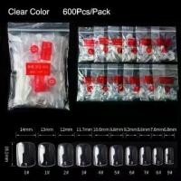 ราคา COD เล็บปลอม PVC ทรงสั้นพิเศษ ถุง500ชิ้น เบอร์0-9 (1734697627892155675)