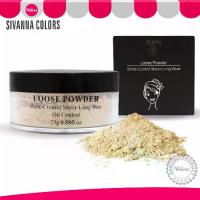 ราคา Sivanna Colors Loose Powder Shine-Control Sheer-Long Wear Oil Control ซีเวียน่า แป้งฝุ่นคุมมัน สิวันนา แป้งฝุ่น F010 (velvetcosme) (1734433670655280260)