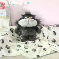 ราคา ☛[พร้อมส่ง] หมอนผ้าห่มตัวตุ๊กตา แมว Lucifer ❃ (1733179626012181899)