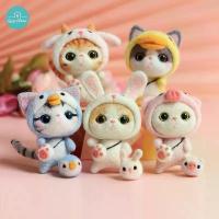 ราคา ♂ตุ๊กตา DIY แมว ใยขนแกะ พร้อมส่ง Needle Felting Kit จิ้มขนเฟลท์ พวงกุญแจ ทำมือ ตุ๊กตาใยขนแกะ ปักเฟลท์ Wool Felt♢ (1735544171976033460)