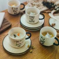 ราคา คัพเซรามิกลายลูกแมวน่ารัก ลายกรงเล็บ แมว แก้วน้ำสัตว์ แก้วกาแฟสามมิติ (1735282008350426204)