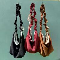 ราคา กระเป๋าลูกฟูก โทนสีเข้ม ปรับสายได้ ลายดอกไม้ เป้ ใบ ใหญ่ (1734517609059878431)