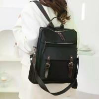 ราคา กระเป๋า เป้ ใบ ใหญ่, สายรัดปรับได้ สง่างาม กระเป๋าเป้สะพายหลังไนลอนเนื้อนุ่ม กระเป๋าหลายช่อง สไตล์เกาหลี กระเป๋าเป้สะพายหลังป้องกันการโจรกรรม ป้องกันน้ำกระเซ็น กระเป๋าสะพายข้าง ก (1734794101919352395)