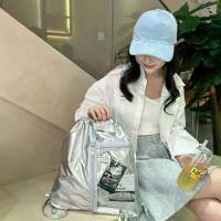 ราคา กระเป๋า เป้ ใบ ใหญ่, น่ารักน่ารักๆ กระเป๋าโปร่งใส กระเป๋าเป้สะพายหลังเชือกรูด เงินพียู น้ำหนักเบามาก สไตล์เกาหลี itabag กระเป๋าถือแบบถือ การออกแบบแฟชั่น กระเป๋าสะพายไหล่แบบสั้น ที่จัดเก็บป้าย (1735109