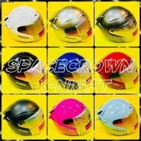 ราคา จัดส่งเฉพาะจุด หมวกกันน็อค SPACECROWN รุ่นKNIGHT แท้(มอก.)นิรภัย พร้อมแว่นหมวกสีปรอทแบบหนาพิเศษ มี9สี(ตามภาพ) หมวกกันน็อกspacecrown (1733273744664200389)