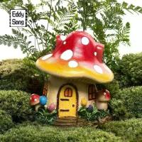 ราคา EDDY SONG บอนไซ เรซิน คริสต์มาส เครื่องประดับสวน บ้าน เห็ด ดอกไม้ ตกแต่งเดสก์ท็อป มินิมอล อุปกรณ์เสริมตุ๊กตา บ้านเห็ด รูปแกะสลัก (1735210196798571700)
