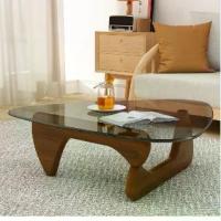 ราคา พร้อมส่ง โต็ะกลาง โต๊ะกระจก โต๊ะกลางโซฟา โต๊ะกาแฟ โต๊ะรับแขก ห้องนั่งเล่น สไตล์หรูหรา กระจกนิรภัย80*57*40ซม. (1731847052818220770)