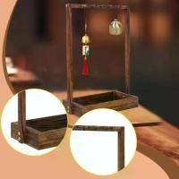 ราคา ขาตั้งระฆังลม, ตกแต่ง, ไม้, ที่ใส่ปากกาคาลิกราฟี, สำหรับเคาน์เตอร์, โต๊ะอาหาร, พื้นผิวโต๊ะ (1734149459422512585)
