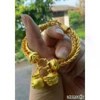 ราคา [เก็บเงินปลายทาง] สร้อยข้อมือสี่เสาทรายแยกกลางถุงทองตุัน-กิมตุ้ง5บ.ฟรี กล่อว ฟรี ตะขอ (1734779603430639285)