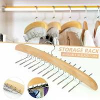 ราคา ที่แขวนเนคไท, ที่แขวนเนคไท, 24 ตะขอ, ที่เก็บเนคไทไม้, ที่แขวนเสื้อกล้าม, ที่เก็บเข็มขัด, สำหรับตู้เสื้อผ้า, หมุนได้ 360°, พร้อมเข็มขัดที่ได้รับการอัพเกรด (1733652493038946057)