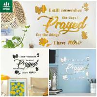 ราคา สติกเกอร์กระจกใหม่ของ Jushan พร้อมข้อความภาษาอังกฤษสร้างแรงบันดาลใจ รุ่น SM397 สติกเกอร์อะคริลิกสำหรับตกแต่งบ้าน สติกเกอร์ติดผนังกระจก| วอลเปเปอร์| สติกเกอร์ติดผนัง| วอลล์เปเปอร์ Cortis 3D| (173554275