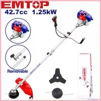 ราคา revbnqwert ใช้งานได้ EMTOP เครื่องตัดหญ้าสะพายหลัง 2 แรงม้า รุ่น EGTC4321 ( Gasoline grass trimmer and bush cutter ) bbsupertools ตัดหญ้า ไฟฟ้า 50000 w ใบ แบบ รก (1730689908059966125)