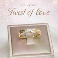 ราคา แหวนผู้ชาย Twist of love น้ำหนัก2.41/กรัม น้ำหนักเพรช 0.05 ผลิตจากทองแท้9K(37.5%)มีทองบริสุทธิตามมาตฐานสากลประดับเพรชแท้เหลี่ยมเบลเยี่ยมคัทColor:E-F(98-99)Clarity : VVS1 (1734288114376410625)