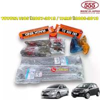ราคา ❁ลูกหมาก 555 JAPAN 6ตัว แท้ +กันโคลงแท้หลุด 2 ตัว TOYOTA Vios NCP93 Yaris NCP91 ปี✪ (1735393349033755857)