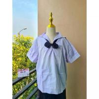 ราคา เสื้อนักเรียนคอทหารเรือ คอปกทหารเรือ เสื้อนักเรียนหญิง /ชนินทร์ ไซส์30-54 เสื้อนักเรียนประถม ราคาถูก [] ชุด กะลาสี ทหารเรือ พส จีน ชุด ไทย ชุด แบล็ก ก็อต รีไซเคิล ชุด อน (1734473080363845049)