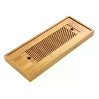 ราคา ถาดชา Bamboo Classic Reservoir ถาดโต๊ะน้ำชา Gongfu จีน ขนาดใหญ่ 1 ชิ้น (1732007196749367001)