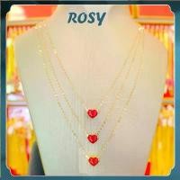 ราคา สร้อยคอรูปหัวใจ 18K อิตาลี ชุบทอง สร้อยคอจี้ สำหรับผู้หญิง น้ำหนัก 0.5 กรัม เหมาะสำหรับเป็นของขวัญ ไม่ลอก ไม่ดำ (1730797748533627593)
