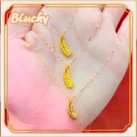 ราคา สร้อยคอครึ่งทอง, อิตาลี, ชุบทอง 18k แท้, ต้นฉบับ 99.99%, ทำด้วยมือ, สร้อยคอขนนก, Au750, น้ำหนัก 0.25g, มีเก็บเงินปลายทาง (1730832162882619982)