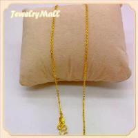 ราคา สร้อยคอรูปตัว O ชุบทอง 18k อิตาลี ยาว 18 นิ้ว เงินสดในการจัดส่ง (1731657357564806260)