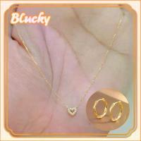 ราคา ชุดสร้อยคอและต่างหูห่วงหัวใจเพทาย ชุบทอง 18K อิตาลี สำหรับผู้หญิง ของขวัญ 18 นิ้ว น้ำหนัก 0.1 กรัม มีบริการเก็บเงินปลายทาง (1733593258377840197)