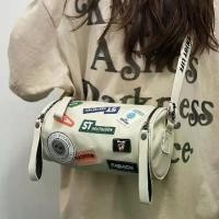 ราคา Ulzzang - กระเป๋าสะพายหนัง Pu ผู้หญิง แฟชั่นเกาหลี Ins ญี่ปุ่น กระเป๋าสะพายข้าง บอสตัน (1734551306827302017)