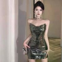 ราคา เดรสสายเลื่อม สาวฮอต เดรสฤดูร้อนระดับไฮเอนด์ เอว-รัด คอเอวน้ําสวิง บอดี้คอนเซ็กซี่ เดรสสั้น น่ารัก และเซ็กซี่ satin prom dress ชุด สี ดํา ผ้า ไทย ประยุกต์ หวาน เว้า หลัง เรียบร้อย (1731448781297256440