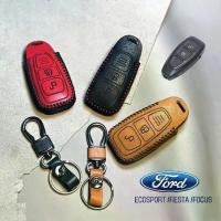 ราคา ซองกุญแจ ซองรีโมท ซองหนังรีโมทรถยนต์ FORD รุ่น ECOSPORT FIESTA FOCUS งานหนังพรีเมียมจากผู้ผลิตเจ้าแรกในไทย Car รถจักร (1729828501879687573)