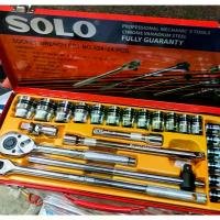 ราคา SOLO เครื่องมือช่าง ประแจบล็อกชุด รุ่น524 - 24 PCS.รุ่นอัพเกรด (1735464815991948476)