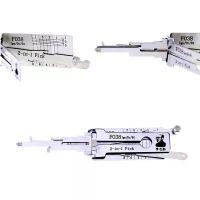 ราคา เครื่องมือล็อค, 2 In 1, เครื่องมือช่างกุญแจ FO38, สำหรับประตูบ้าน, เหมาะสำหรับล็อคทางแพ่ง ชุดบล็อกประแจ เครื่องมือช่าง (1732044888584390528)
