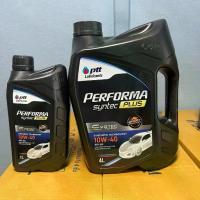 ราคา ❄น้ำมันเครื่อง รถยนต์เบนซิน ปตท ptt performa syntec plus sae 10w-40 api sp ขนาด 4 ลิตร แถม 1 ลิตร♪ (1735318363141866522)
