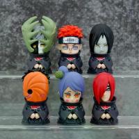 ราคา Naruto 6pcs Akatsuki Organization Zetsu Action Figure Chibi Sitting Anime Ornament (1734957040514925939)