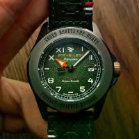 ราคา นาฬิกาข้อมมือผู้ชาย BOBWELLSON รุ่น Green berets one bravo (1734430350488209222)