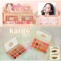 ราคา 87252 Wholesale Price for a Box of 12 Pieces Karite Peach Blush Palette, Eyeshadow with Blush in One Package. Eyeshadow Paletteรุ่นอัพเกรด (1735542490847413842)
