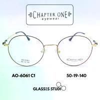 ราคา Chapter One กรอบแว่นตา AO-6061 สีดำทอง ขนาด 50-19-140 ให้ความสวยงามและมีสไตล์ สำหรับผู้ที่ต้องการแว่นตาที่ทั้งสวมใส่สบายและมีเอกลักษณ์ (1732978917081581305)