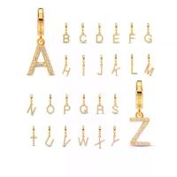 ราคา จี้ชาร์มตัวอักษร A-Z เงินแท้925 ประดับพลอย CZ (สามารถเลือกตัวอักษรได้) (1735432713563113028)