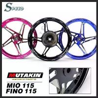 ราคา MUTAKIN ล้อแม็ก J501 CNC RIM สำหรับYAMAHA FINO115/115i MIO115/115i NOUVO/MX MIO Z 115 MIO 110-1.85*2.15-14 (1734643813003527440)